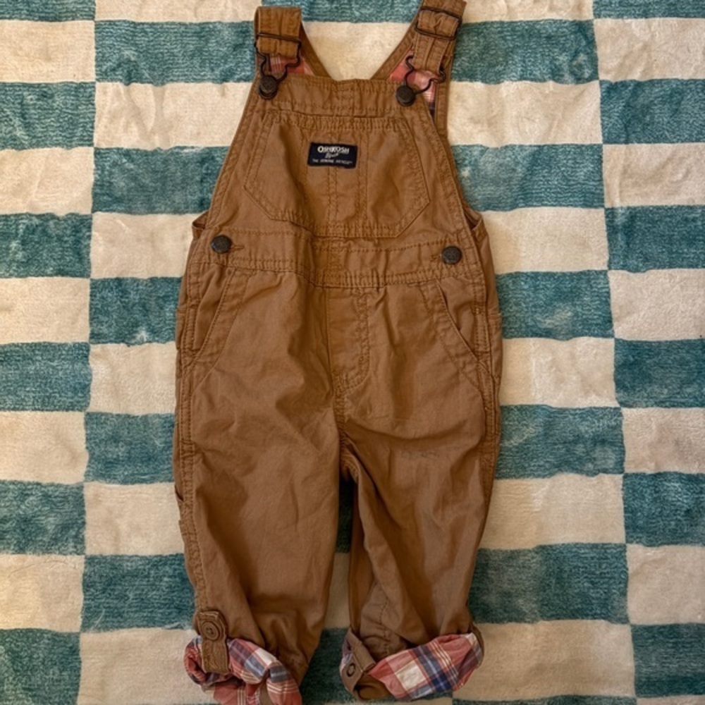 OshKosh B'gosh Brown Kids Overalls